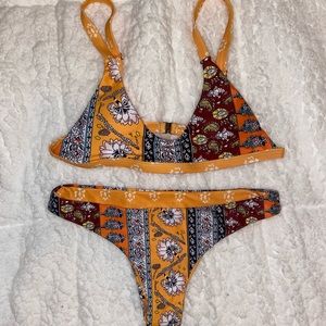 Two piece bathing suit